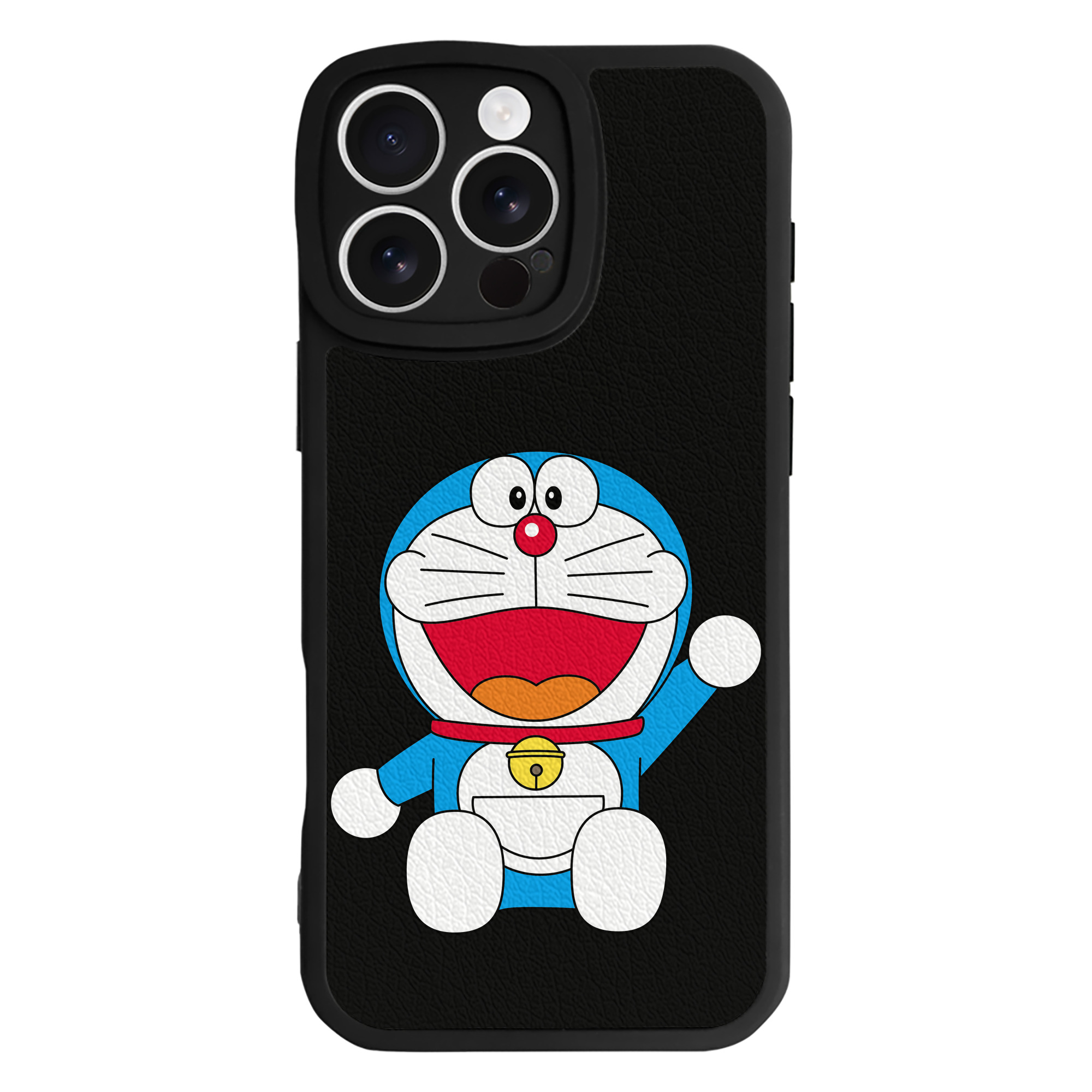 （画像用） ドラえもん Doraemon 【iPhone 16シリーズ対応】シリコンスマホケース（レザー調） 材質：シリコン